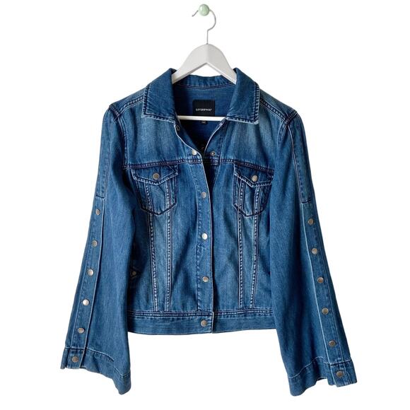 Liverpool Jackets & Blazers - Liverpool Wide Arm Denim Jacket Size XS